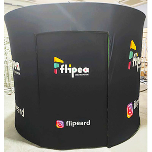 ตู้กระจกโปร่งใส LED ฉากหลัง360แบบพกพาปรับได้ใหม่2025 360 - Product Image 6