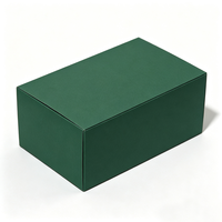 Individuell Bedruckte Blaue Faltbare Papierbox Großhandel Recycelbare Schlichte Starre Papier-Geschenkverpackung für Einzelhandelsprodukte