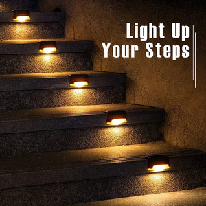 <b>Solar</b> <b>Deck</b> <b>Lights</b> 24 Pack Outdoor Step <b>Lights</b> Waterproof Led <b>Solar</b> <b>Lights</b> for Railing Stairs Step Fence Yard Patio and Pathway - Product Image 3
