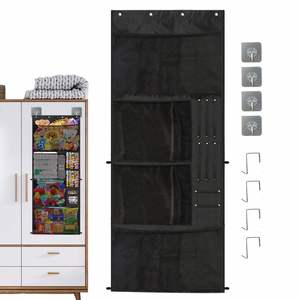 Storage of Plush Animals on the Door, Storing Stuffed Animals Above the Door Hanging Door Organizer - Product Image 1