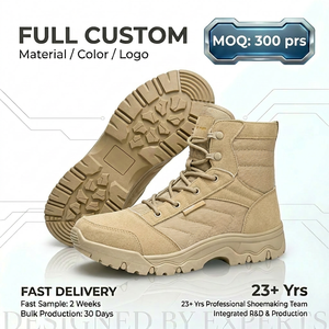 Wholesale Professional <strong>Weatherproof</strong> Leather Hiking Boots for Male Nature Mountain Trekking <strong>Shoes</strong> Rubber Sole - Product Image 1