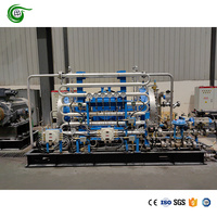 Compresor de Diafragma de Helio (He) de Alta Pureza y Buena Calidad, Entrada 15 Bar, Salida 350 Bar, Flujo 600 Nm³/h, para Uso Industrial
