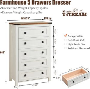 <span class=keywords><strong>Commode</strong></span> minimaliste moderne à 5 tiroirs avec dessus en noyer chaud Accents en métal noir pour la maison ou le bar à la maison Meubles de maison peu encombrants - Product Image 3