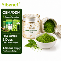 Poudre de Matcha Yibenef de qualité cérémonielle, biologique, boîte de 30g, fournisseur en gros, étiquette personnalisée, directement de l'usine