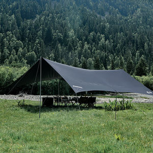 HISPEED Portable 5*5m Glamping Auvent Tente 3-4 Personnes Abri Soleil pour Camping en Plein Air pour Campeurs et Chercheurs d'Aventure - Product Image 1