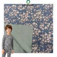 Sous-vêtements longs pour femmes et garçons, en tissu imprimé 260-280 g/m², double brossé, chaud, écologique, anti-boulochage