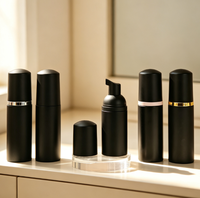 Bouteille en plastique vide pour mousse nettoyante, couleur personnalisée, avec pompe, pour lavage des mains et nettoyant visage, vente en gros