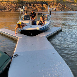 Plataforma de muelle <span class=keywords><strong>flotante</strong></span> JetSki con teca EVA, yate inflable de agua, Isla de elevación de ocio de verano - Product Image 2