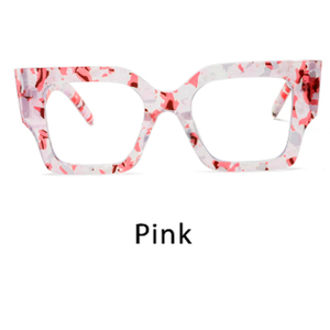 Gafas cuadradas Retro para ordenador, Material de PC con bisagra de resorte de colores, Monturas ópticas antiluz azul - Product Image 4