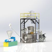 200/500 CE Standard Pvc Poudre Système De Mélange Industriel Pvc En Plastique Chaud Et Froid Mélangeur Machine
