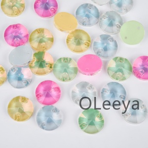 Oleeya - Cristales de Estrás para Coser al por Mayor, Cristales de Estrás Mocha Opal Rivoli para Manualidades, Moda y Ropa de Baile - Product Image 4