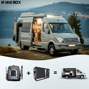 Kit de conversion de fourgon <span class=keywords><strong>Ford</strong></span> <span class=keywords><strong>Transit</strong></span> en camping-car, toit surélevé, fourgon utilitaire étendu, camping-car avec douche et toilettes - Product Image 1