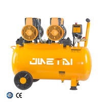Compresseur d'air bipolaire à piston super silencieux à quatre cylindres à double tête 50L 508L/min