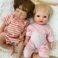 Poupées Reborn de 12 pouces, différentes coiffures, poupées en silicone réalistes, poupées nouveau-nés, cadeau de Noël idéal