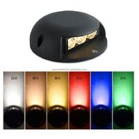 OFFRE SPÉCIALE Corps EN ALUMINIUM 3W RGB AUTOMATIQUE DMX LED RONDE Chemin Route Étape Lumière