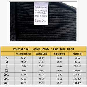 Braguitas Menstruales Personalizadas con Logotipo, las Mejores para Mujeres Adultas, Posparto, Sanitarias, Transpirables, Lavables, de Spandex, Negras, 4XL - Product Image 5