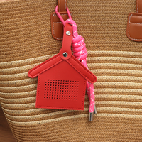 Pendentif de sac créatif en forme de nuage, en cuir PU, ornement suspendu tendance, accessoire de décoration quotidienne en gros pour sac à main