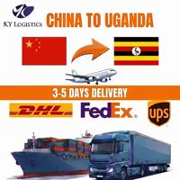 Agent d'expédition express rapide vers l'Ouganda, service logistique, transitaire Chine-Kampala, service aérien express DDP porte-à-porte