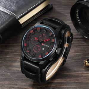 Montres Curren 8225 pour hommes, montre-bracelet de luxe à quartz étanche, chronographe, montre de sport tendance pour homme, Montre Homme Relojes - Product Image 6
