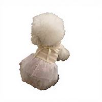 Robe tutu pour animaux de compagnie, jupe princesse, robe à pois en maille pour petits chiens et chats, fête d'anniversaire