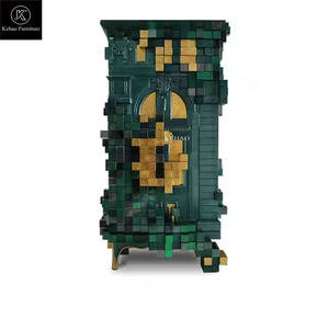 Gabinete de madera maciza tallado a mano de estilo italiano de lujo de fabricante chino de alta gama para Hotel Yacht Valia - Product Image 1