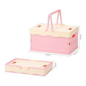 Cesta de Almacenamiento Plegable que Ahorra Espacio - Contenedor Portátil para Aperitivos, Juguetes y <span class=keywords><strong>Viajes</strong></span> al Aire Libre, Material PP Libre de BPA - Product Image 2