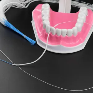 牙齿正畸牙线口腔护理超级牙线用于清洁牙套桥和宽间隙