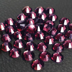 แก้วคริสตัลไรน์สโตนหลังแบนแพ็กเกจเป็น Ss3 Ss5 Ss4 Ss10 Ss12 Ss16 Ss20ไม่มีการแก้ไขด้วยความร้อน AB - Product Image 2