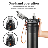 Thermos isotherme personnalisé de 500 ml en acier inoxydable 316, bouteille d'eau sous vide pour une utilisation promotionnelle en extérieur et en intérieur