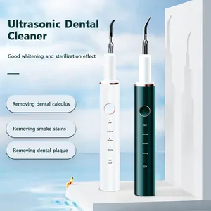 Alat Scaling gigi, Kit pemutih gigi dengan sterilisasi UV ultrasonik pembersih gigi untuk rumah