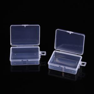 Boîte de rangement en plastique transparent 6,9x5x2,4 cm, conteneur rectangulaire en PP verrouillable pour petites pièces, bac de rangement pour piles - Product Image 3