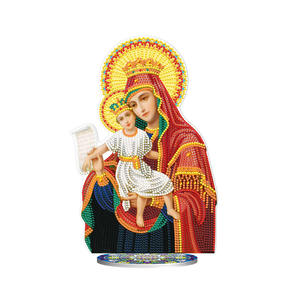 Ornements DIY Diamant Peinture Arbre <span class=keywords><strong>De</strong></span> Noël Ornements <span class=keywords><strong>De</strong></span> Table Décoratif Diamant Peinture Kit Fournitures - Product Image 6