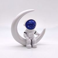 Astronaute Figure Statue Figurine Spaceman Sculpture Jouets Éducatifs Bureau Décoration de La Maison Astronaute Modèle Enfants Cadeau