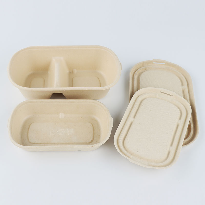 Manufacturer Cheap Sale Biodegradable Disposable Lunch Box Paper Food Containers With Lids