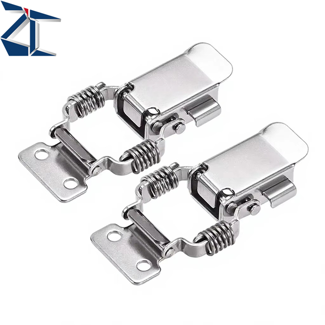 PKBSK 304 Stainless Steel Toggle Latch Heavy Duty Industrial Spring Snap Lock Latch for Toolbox Mechanical Equipment