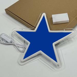 Gioco personalizzato tifo LED oversize luce al Neon alla moda accessori per appassionati <span class=keywords><strong>di</strong></span> sport catena per ventagli - Product Image 6