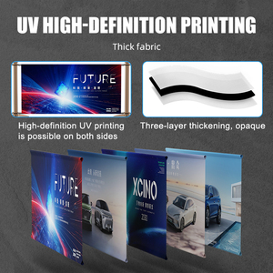 2026 Neue Outdoor-Ausziehbare Bandabsperrpfosten Werbebanner Zaun Absperrgitter Banner - Product Image 3