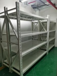 <span class=keywords><strong>Étagère</strong></span> de stockage en métal à longue portée pour usine, robuste, 4 niveaux, 300 kg, <span class=keywords><strong>étagère</strong></span>s en acier, montage facile - Product Image 5