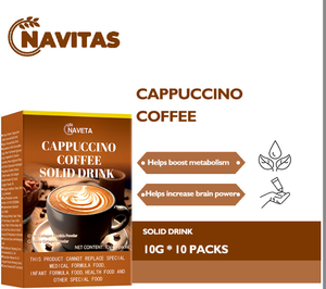 Katı çikolata <span class=keywords><strong>Cappuccino</strong></span> diyet çözünebilir kahve acı tadı siyah kahve zayıflama özelliği sınır ötesi için siyah çanta paketlenmiş - Product Image 4