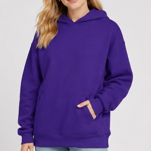 Sweat à capuche personnalisé épais pour <span class=keywords><strong>femme</strong></span>, coupe <span class=keywords><strong>oversize</strong></span>, en coton biologique, coupe-vent, pour le sport et les loisirs, pull d'extérieur - Product Image 1