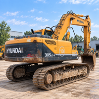Excavatrice Hyundai 305LC-9 d'occasion 2012 pour travaux sur chantier, grande qualité supérieure