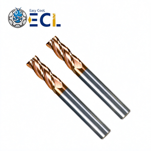 Fraise à queue en carbure de tungstène HRC55 à 4 cannelures, revêtement AlTiN, pour usinage CNC, modèle D0.1-D20 - Product Image 4