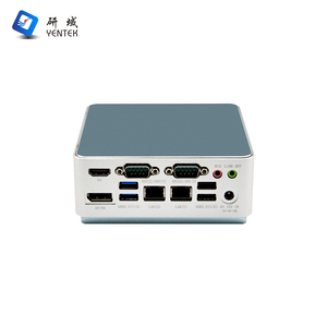 Mini-ordinateur industriel Nouveau Intel Celeron 5205U <span class=keywords><strong>2</strong></span> DDR4 M.<span class=keywords><strong>2</strong></span> NVME Double RJ45 LAN <span class=keywords><strong>2</strong></span> COM HD DP SIM Wifi Mini PC sans ventilateur AU/US - Product Image 2