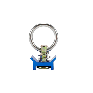 Ajuste de un solo perno Cerradura con resorte <span class=keywords><strong>L</strong></span> Track Tie Down Punto de anclaje Acero y plástico y caucho <span class=keywords><strong>L</strong></span> Track Fitting para camión - Product Image 1