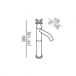 Agape memoria singolo foro rubinetto rubinetto - Product Image 2