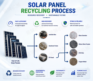 Système de recyclage et de séparation des matériaux pour panneaux solaires industriels et verre de chaudières - Product Image 2