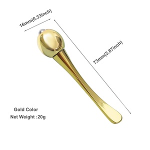 Mini Espátula Portátil de Aleación de Zinc para Crema de Ojos, Cabezal de Masaje Giratorio de 360°, Masajeador Facial Enchufable, Multicolor - Product Image 3