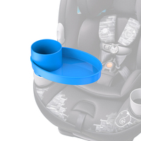 Plateau extensible pour voiture Porte-boisson Organisateur de tasse en ABS pour camion Poussette Kits d'intérieur Plateau de siège d'appoint pour voiture fantaisie