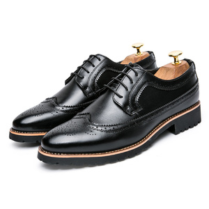 Zapatos de Cuero para Hombre, Última Moda 2024, Gran Venta, Versátiles, Zapatos Formales de Oficina, Zapatos de Vestir Formales para Caballero - Product Image 2