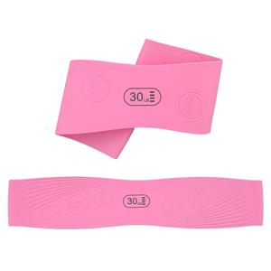 Ensemble de 4 bandes élastiques rose et violet pour le yoga, la musculation des jambes, la relaxation et la perte de poids - Product Image 5